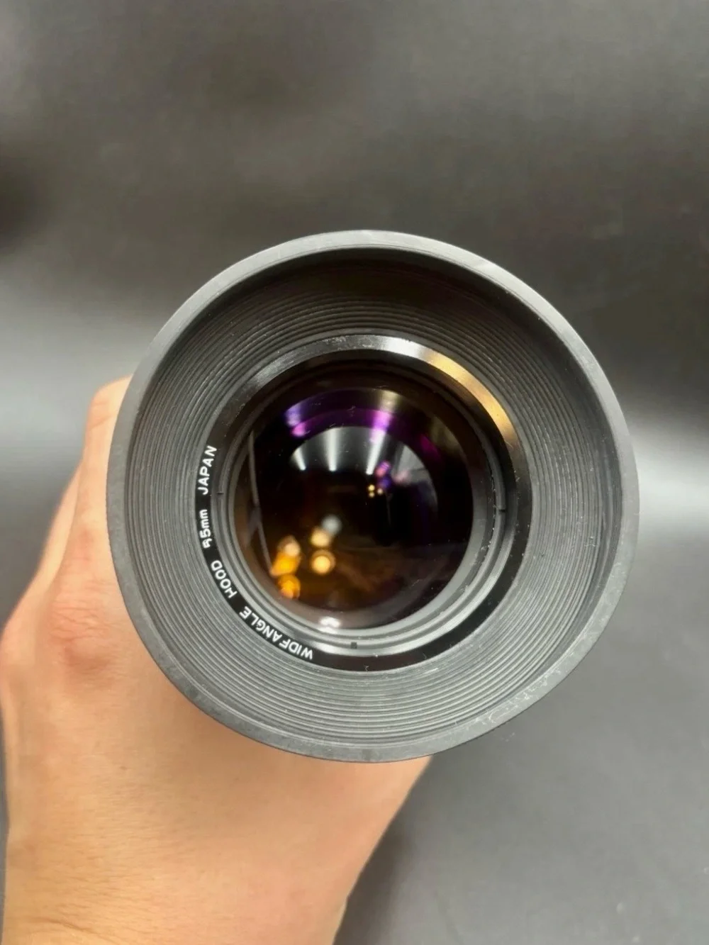 MINOLTA MD 70-210mm ZOOM MF LENS from JAPAN with Wide Angle Hood 55mm